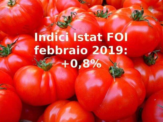 Indici Istat Foi di febbraio 2019 per l'aggiornamento dell'affitto e le altre rivalutazioni monetarie