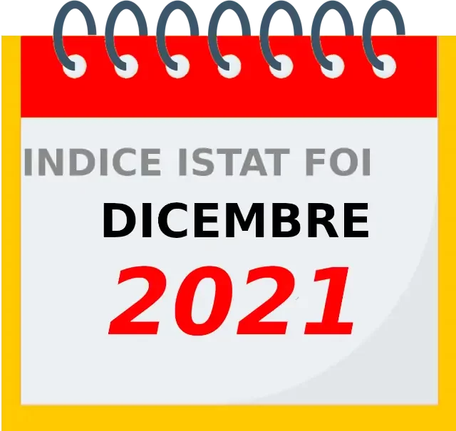 Indice ISTAT dicembre 2021