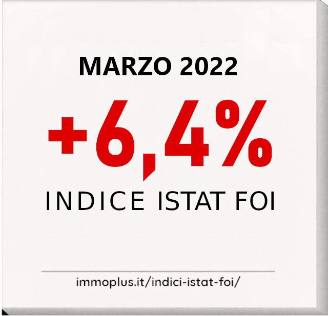 Indice ISTAT marzo 2022 dei prezzi al consumo per le famiglie di operai e impiegati
