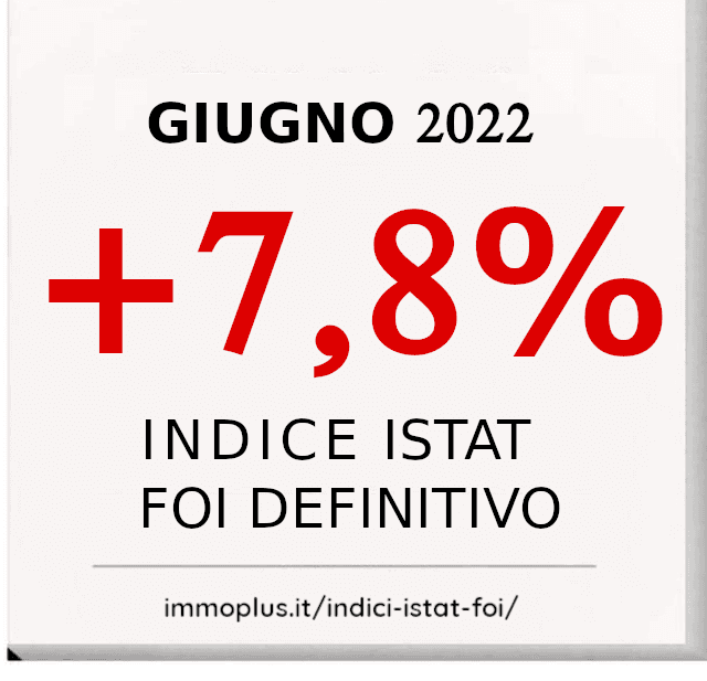 Indice ISTAT giugno 2022
